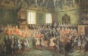 Nicolas Lancret The Seat of Justice in the Parlement of Paris (1723) (mk05) china oil painting reproduction